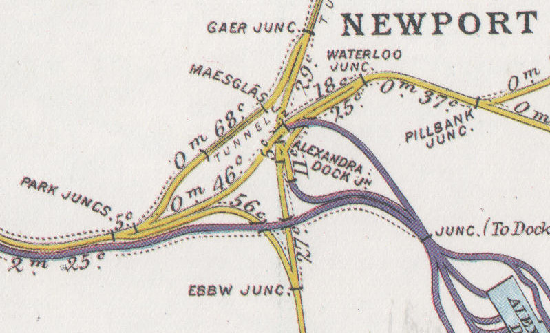Railway Clearing House map of the area