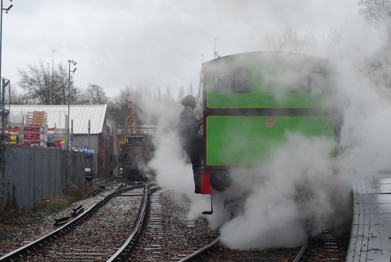 Wreathed in steam