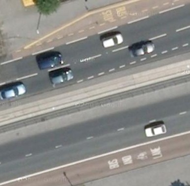 Aerial shot of East Leeds guided busway