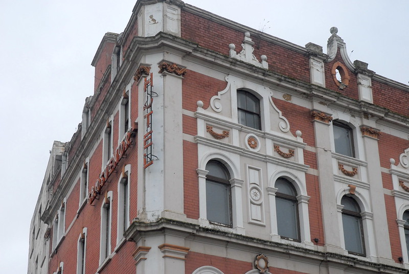 The disused Grosvenor Hotel