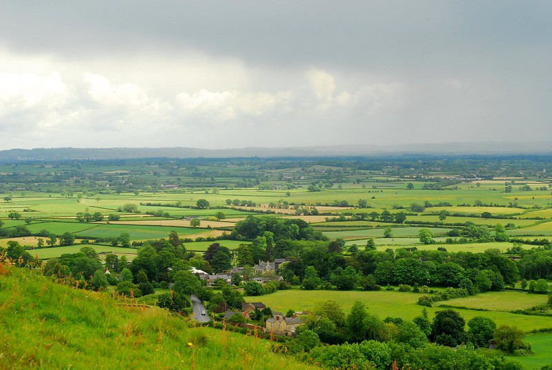 View from Glastonbury Tor