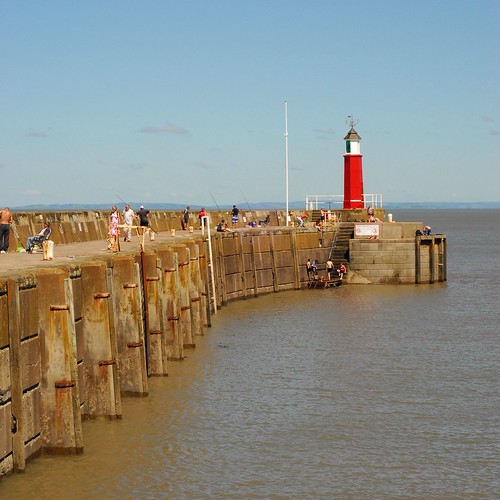 Harbour and lighthouse, Watchet