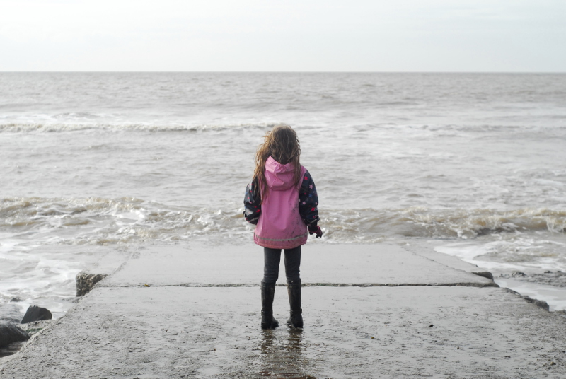 Looking out to sea