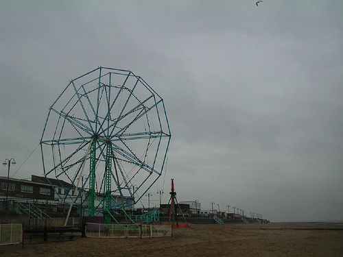 Cleethorpes beach, December 2001