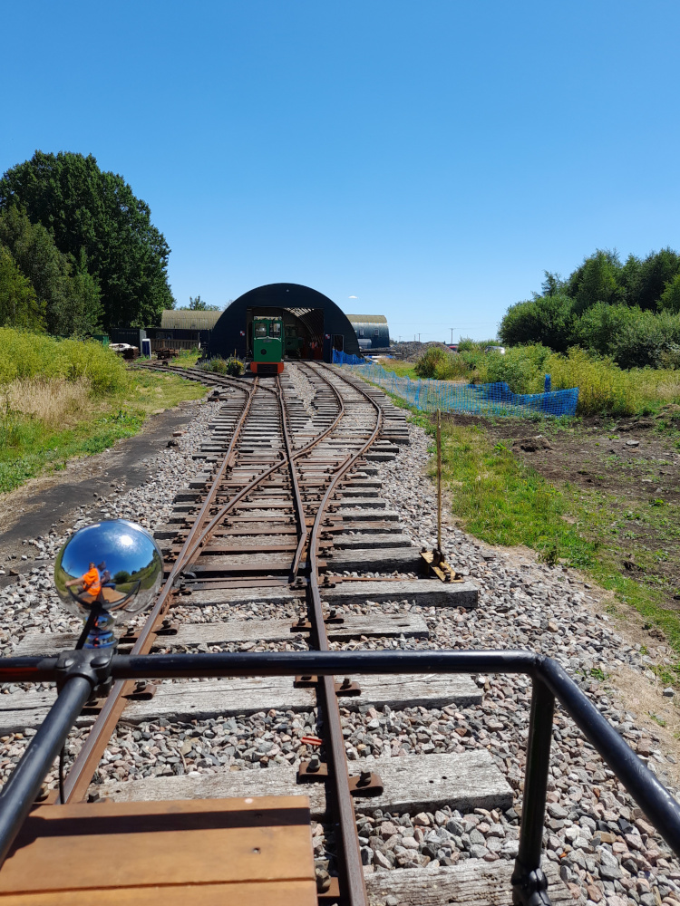 Coming in to the shed