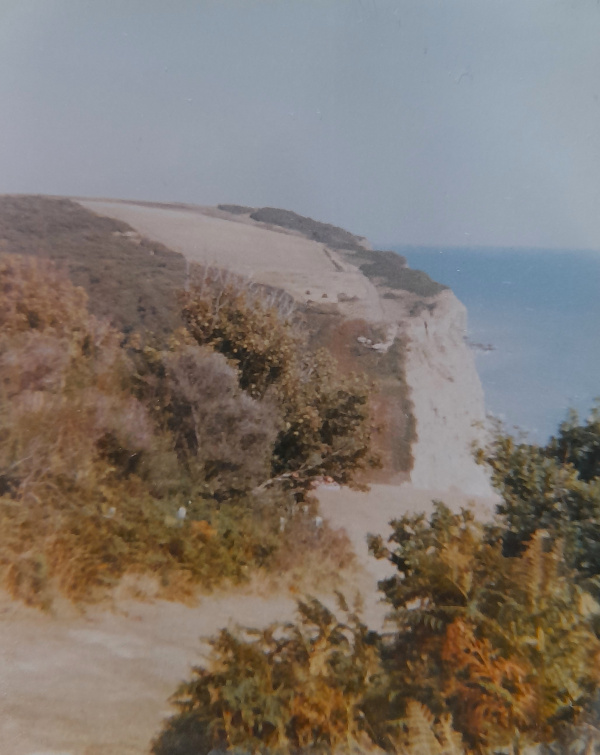 The cliffs east of Hastings