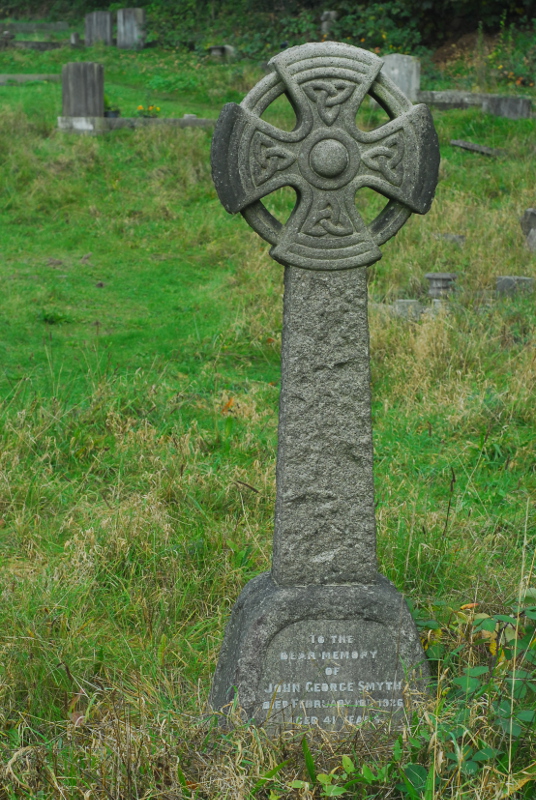 Monument to John Smyth, d. 10th Feb 1926