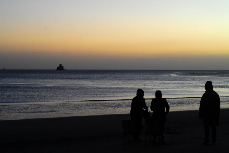 Dawn on the beach