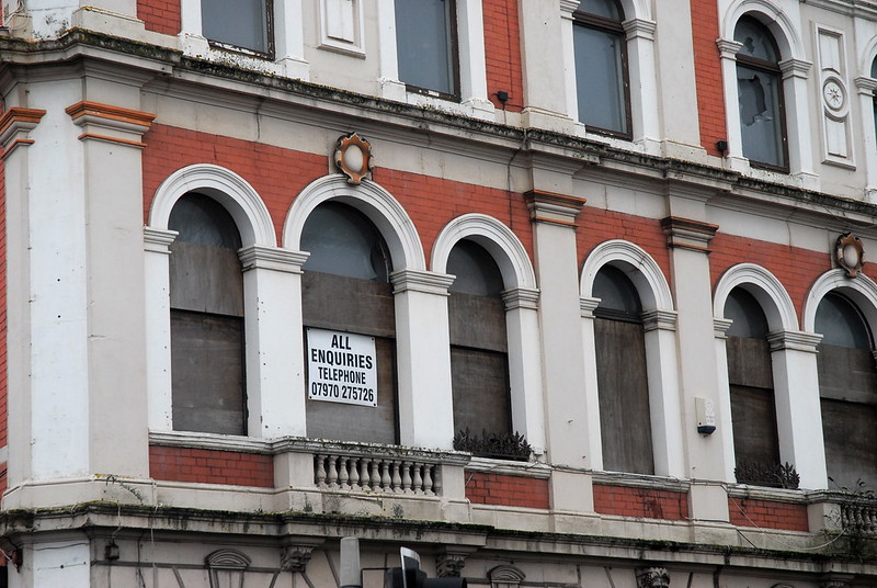 The disused Grosvenor Hotel