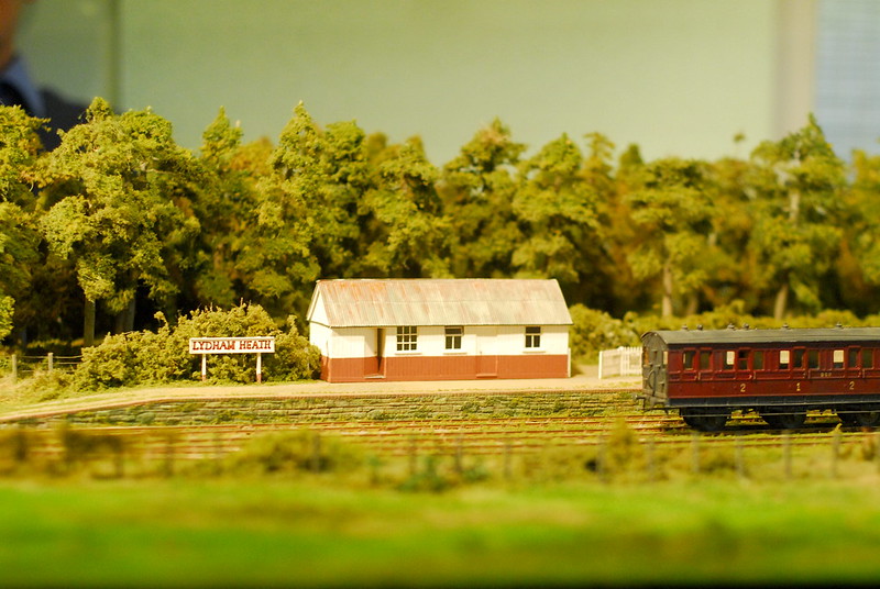 Model of Lydham Heath station