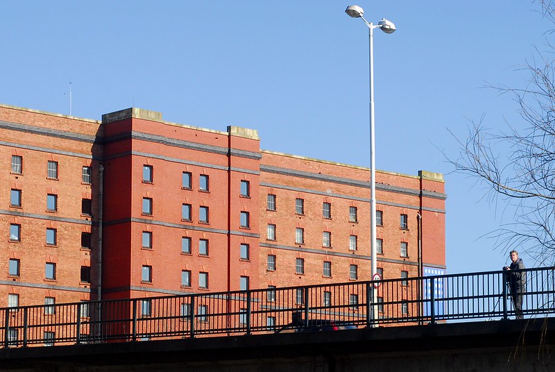 Bonded warehouse and photographer