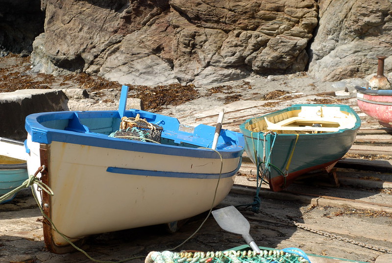 Fishing boats, Polpeor Cove