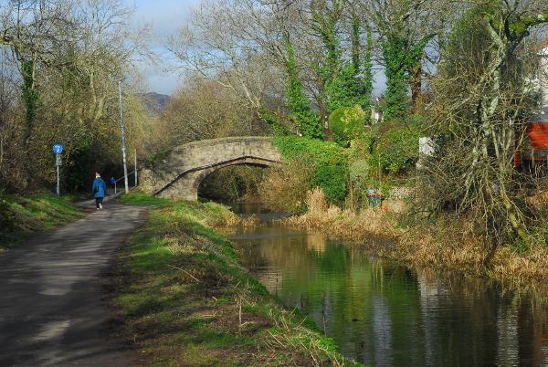 Along the canal