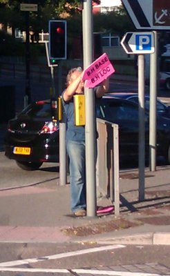 Being Human location shoot signs